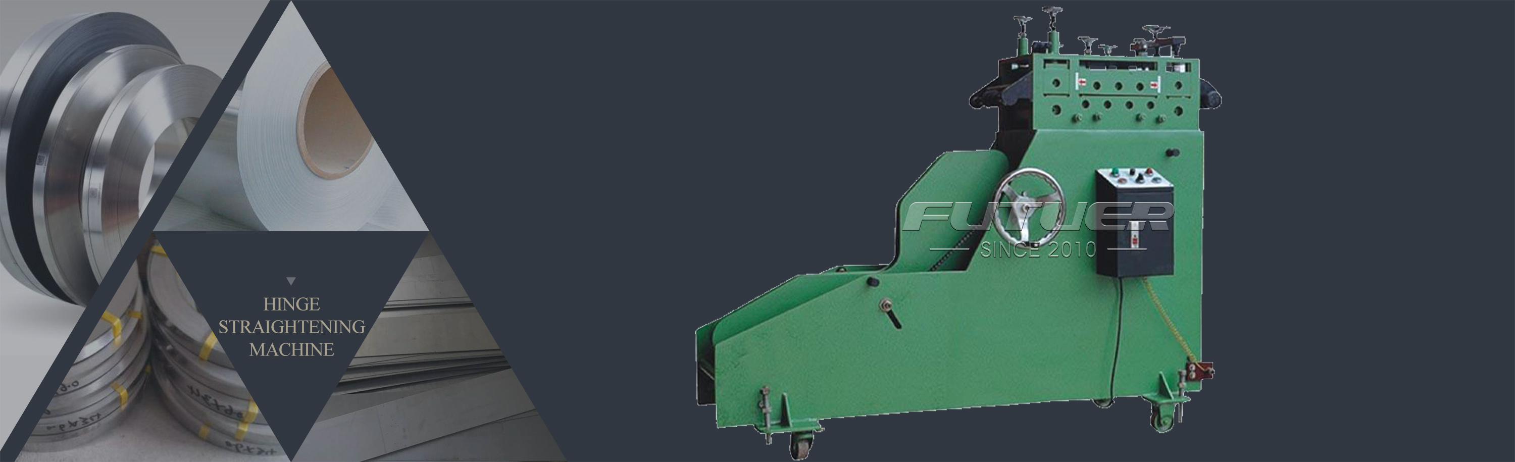Automatic feeding straightening machine