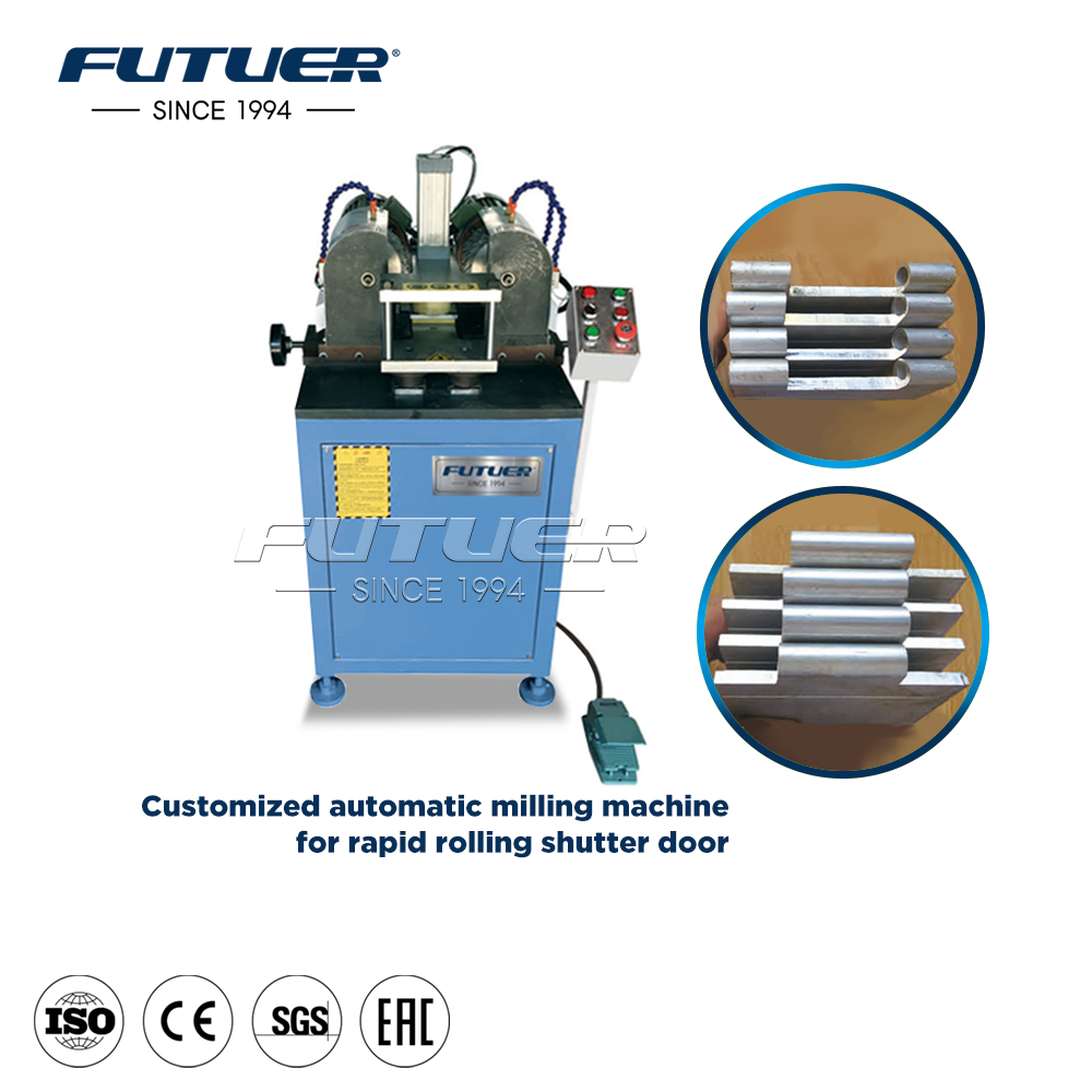 Customized automatic milling machine for rapid rolling shutter door