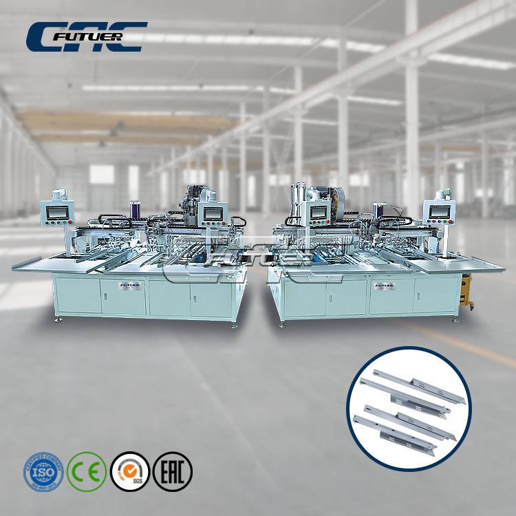 Three connection clip on base hydraulic hinge full automatic assembly machine