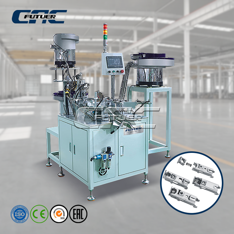 Hinge automatic assembling machine for self unloading machine
