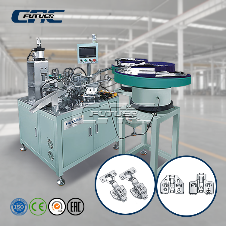 Hinge 3D plate assembling machine